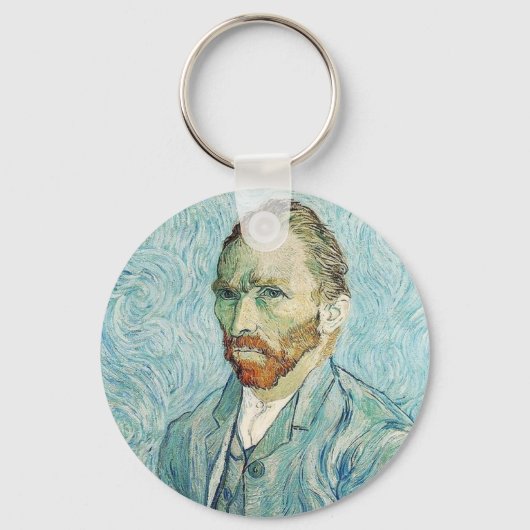 Zelfportret door Vincent Van Gogh Sleutelhanger (Voorkant)