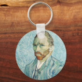 Zelfportret door Vincent Van Gogh Sleutelhanger (Voorkant)