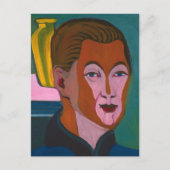Zelfportret | Ernst Ludwig Kirchner Briefkaart (Voorkant)