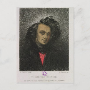 Zelfportret, gekleed voor "Hernani" Briefkaart