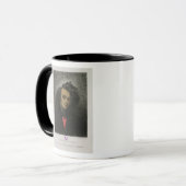 Zelfportret, gekleed voor "Hernani" Mok (Voorkant links)