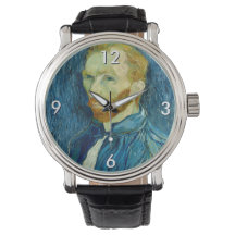 Zelfportret horloge van Vincent van Gogh