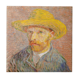 Zelfportret impressionistische schilder Vincent Va Tegeltje