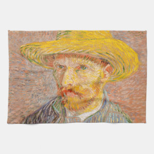 Zelfportret impressionistische schilder Vincent Va Theedoek