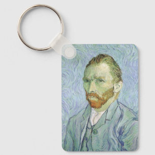 Zelfportret in Blauw door Vincent van Gogh Sleutelhanger
