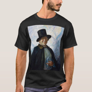 Zelfportret in Top Hat en Cape door N.C. Wyeth