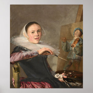 Zelfportret - Judith Leyster Fine Art Poster