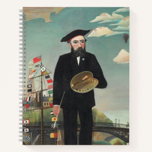 Zelfportret – Landschap, Henri Rousseau 1890 Notitieboek
