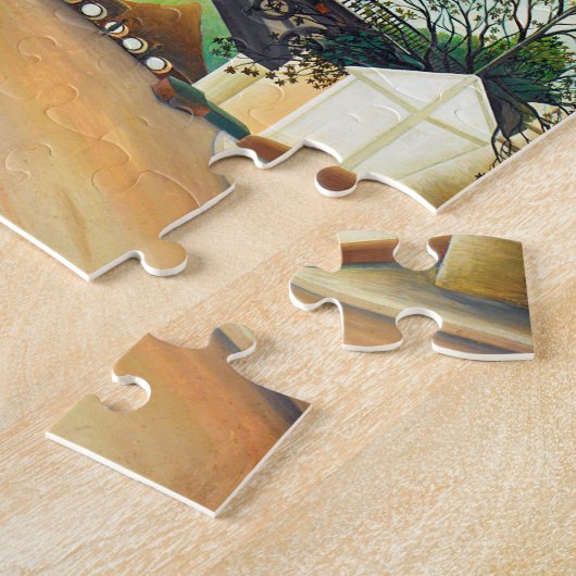 Zelfportret, landschap, Rousseau Legpuzzel (Zijkant)