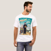 Zelfportret, landschap, Rousseau T-shirt (Voorkant volledig)