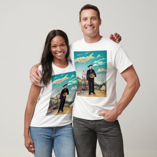 Zelfportret, landschap, Rousseau T-shirt (Unisex)