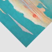 Zelfportret, landschap, Rousseau Tissuepapier (Detail)