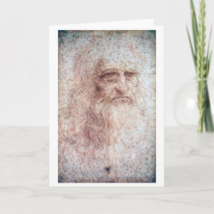 Zelfportret, Leonardo da Vinci Kaart