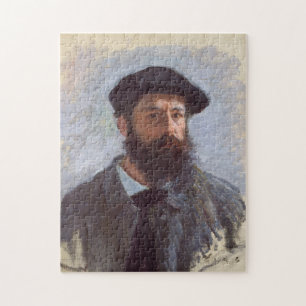 Zelfportret met een Beret Monet Fine Art Legpuzzel