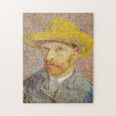 Zelfportret met een rietje Pet Vincent van Gogh Legpuzzel (Verticaal)