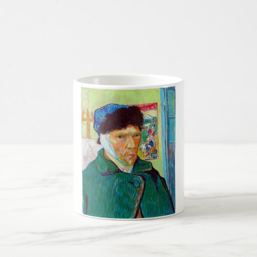 Zelfportret met gebandatuurd oor, Van Gogh Koffiemok (Center)