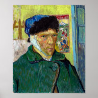 Zelfportret met gebandatuurd oor | Van Gogh |