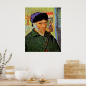 Zelfportret met gebandatuurde oren van Gogh Poster (Keuken)