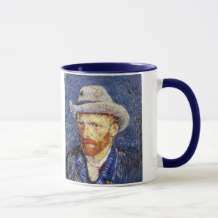 Zelfportret met grijs Pet, Vincent Van Gogh Mok