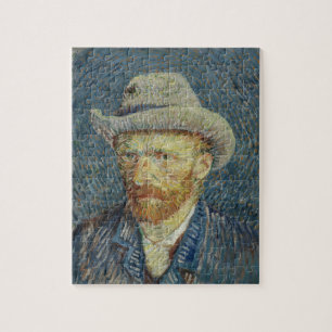 Zelfportret met grijze vilthoed van Vincent van Go Legpuzzel