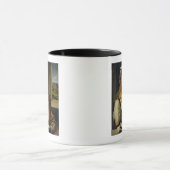 Zelfportret met handschoenen, 1498 mok (Midden)