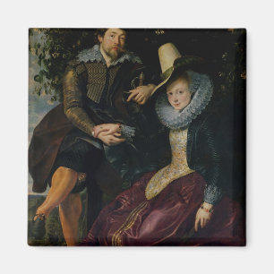 Zelfportret met Isabella Brandt Magneet