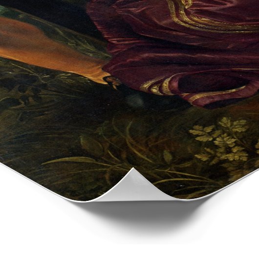 Zelfportret met Isabella Brandt Poster (Hoek)