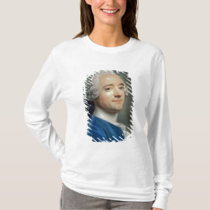 Zelfportret met kant jabot t-shirt