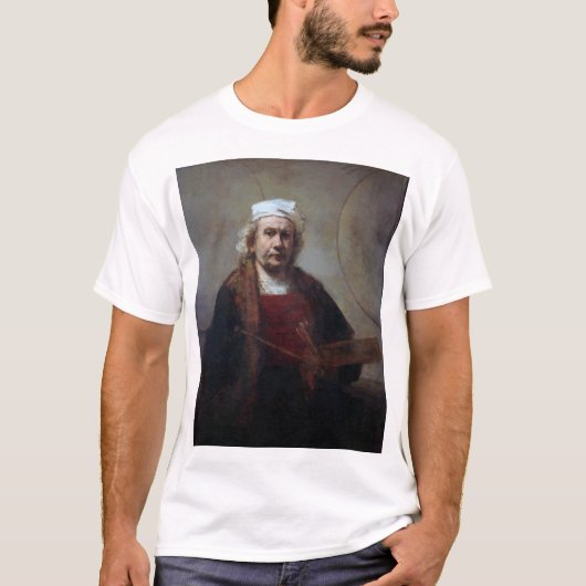 Zelfportret met twee cirkels, Rembrandt T-shirt (Voorkant)