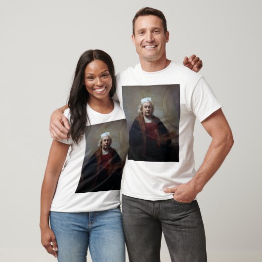 Zelfportret met twee cirkels, Rembrandt T-shirt (Unisex)