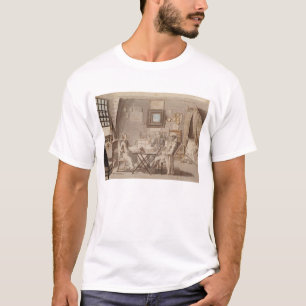 Zelfportret met twee jonge Mannen (pen en bruine i T-shirt