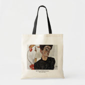 Zelfportret met vruchtendrong door Schiele Egon Tote Bag (Voorkant)
