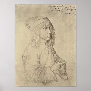 Zelfportret op dertien-jarige leeftijd: 1484 poster