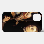Zelfportret op het Easel Case-Mate iPhone Case (Achterkant (horizontaal))