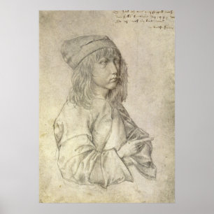 Zelfportret op leeftijd 13 door Albrecht Durer Poster
