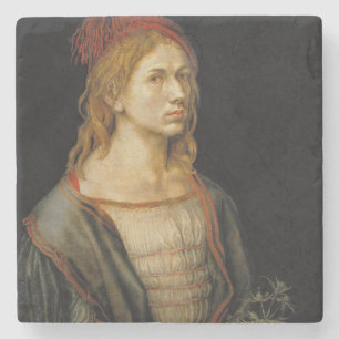 Zelfportret van Albrecht Durer 1493 Stenen Onderzetter