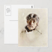 Zelfportret van Berthe Morisot Briefkaart (Voorkant / Achterkant)