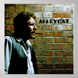 Zelfportret van Bruce AlleyCat Poster