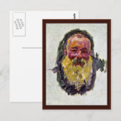 Zelfportret van Claude Monet Briefkaart (Voorkant / Achterkant)