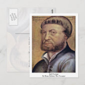 Zelfportret van Hans Holbein de jongere Briefkaart (Voorkant / Achterkant)