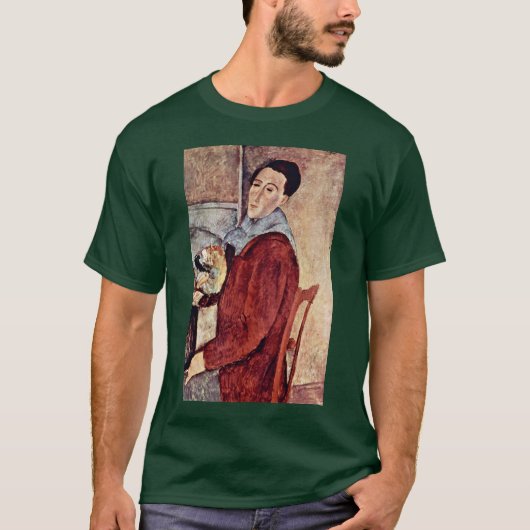 Zelfportret van Modigliani medeo T-shirt (Voorkant)
