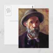 Zelfportret van Pierre Renoir Briefkaart (Voorkant / Achterkant)