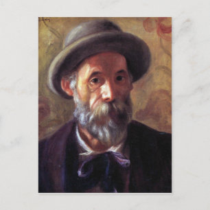 Zelfportret van Pierre Renoir Briefkaart
