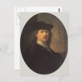 Zelfportret van Rembrandt Briefkaart (Voorkant / Achterkant)