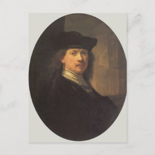 Zelfportret van Rembrandt Briefkaart