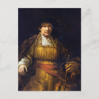 Zelfportret van Rembrandt Harmenszoon van Rijn Briefkaart