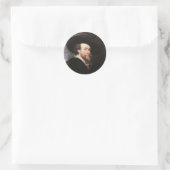 Zelfportret van Sir Peter Paul Rubens Ronde Sticker (Tas)