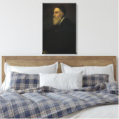 Zelfportret van Titiaan,  renaissance Art Canvas Afdruk (Insitu (Slaapkamer))