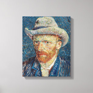 Zelfportret van Van Gogh Canvas Afdruk