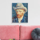 Zelfportret van Van Gogh Canvas Afdruk (Insitu (Woonkamer))
